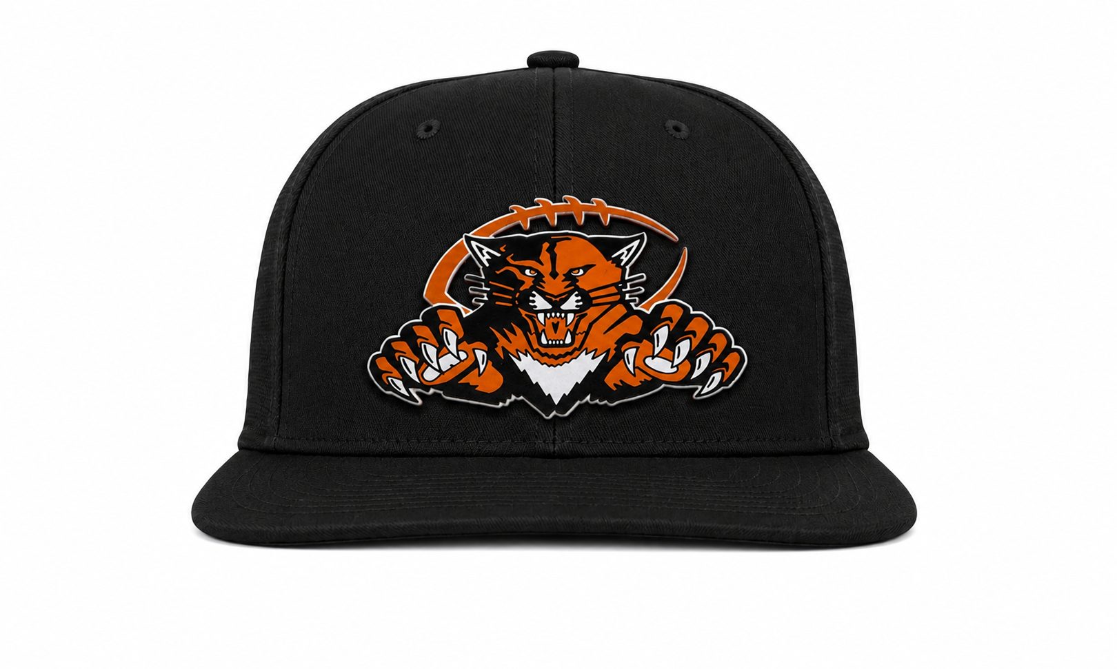 Black Stretch fit orange cat w football.PNG