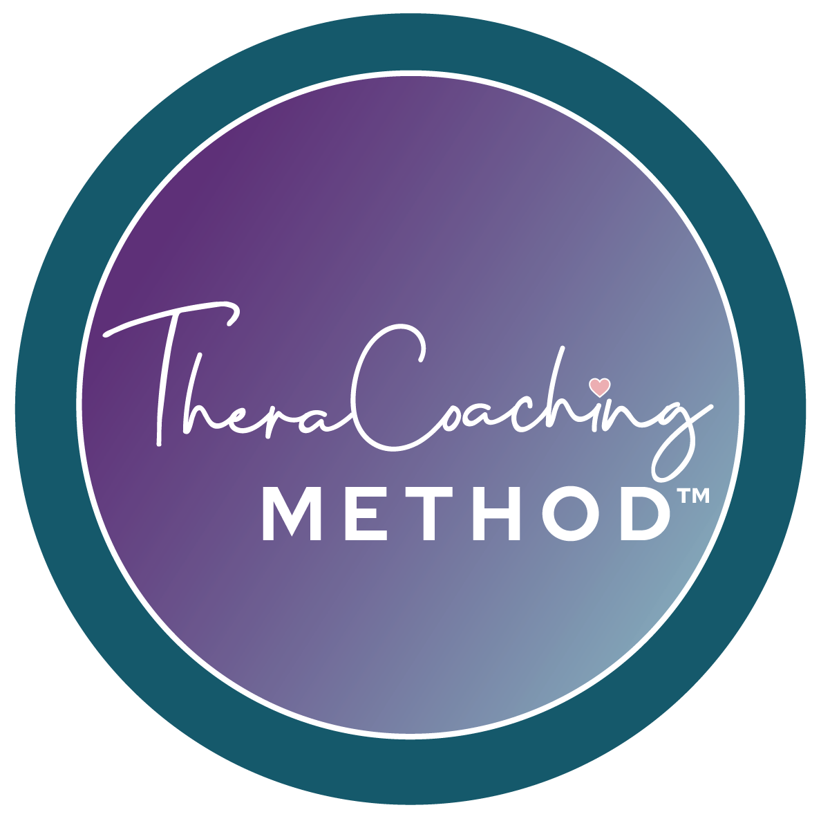 TheraCoaching Method circular logo.
