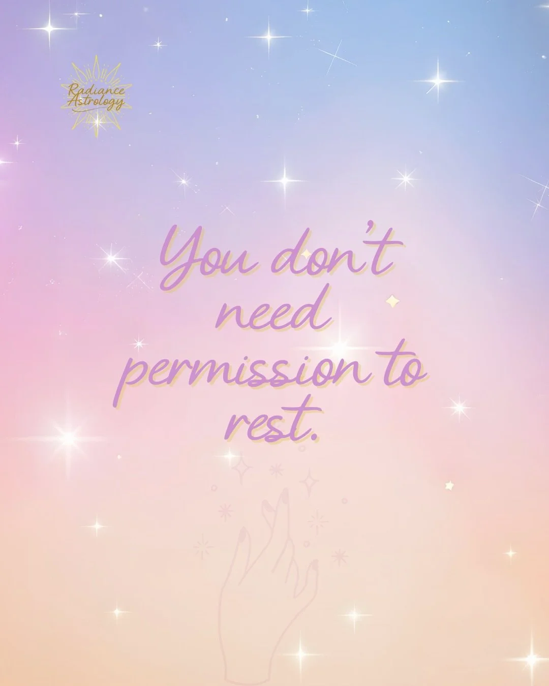 Is this message for me, for you, or both?

Both. Pretty much always, it&rsquo;s both. 

I&rsquo;m knocked out with a cold, and I heard the universe&rsquo;s message loud and clear, &ldquo;you don&rsquo;t need to be sick to rest.&rdquo; You don&rsquo;t