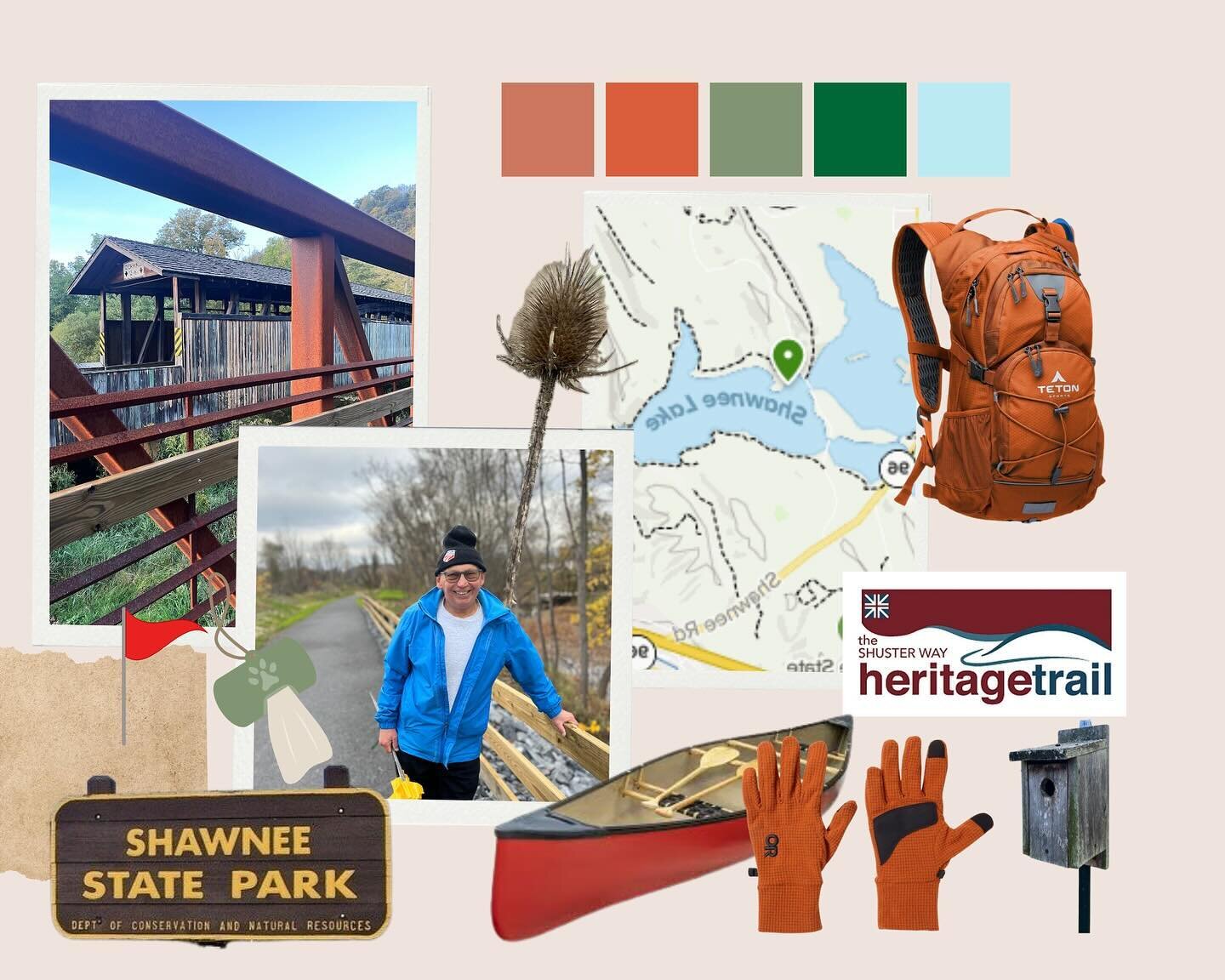 Mood Board - One One Foot in Front of the Other

Q&amp;A w/ outdoor voice, Jim Wehling. His vision and twenty years of planning behind the Shuster&rsquo;s Way Heritage Trail plus local recommendations! 

Hikes with Haley are monthly conversations wit
