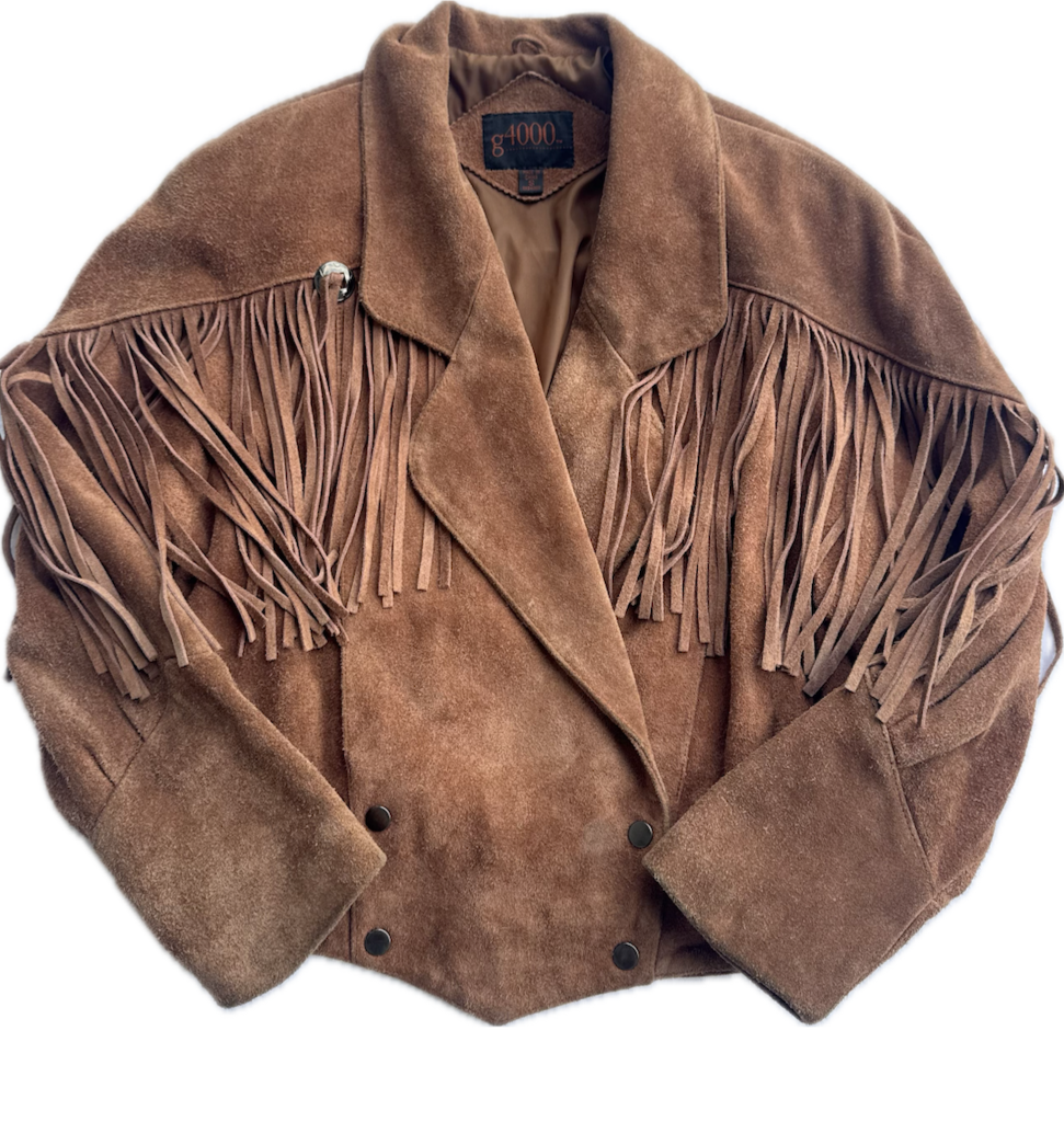 VINTAGE SUEDE FRINGE JACKET