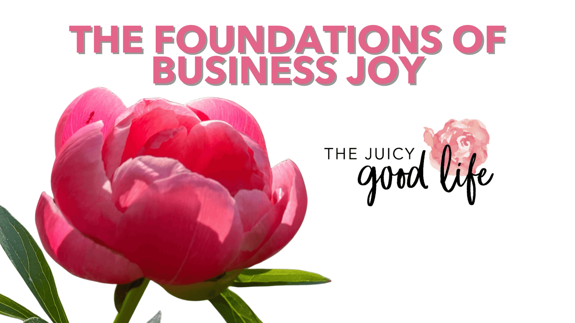 Foundations of Business Joy Workshop: Self-Leadership Shift