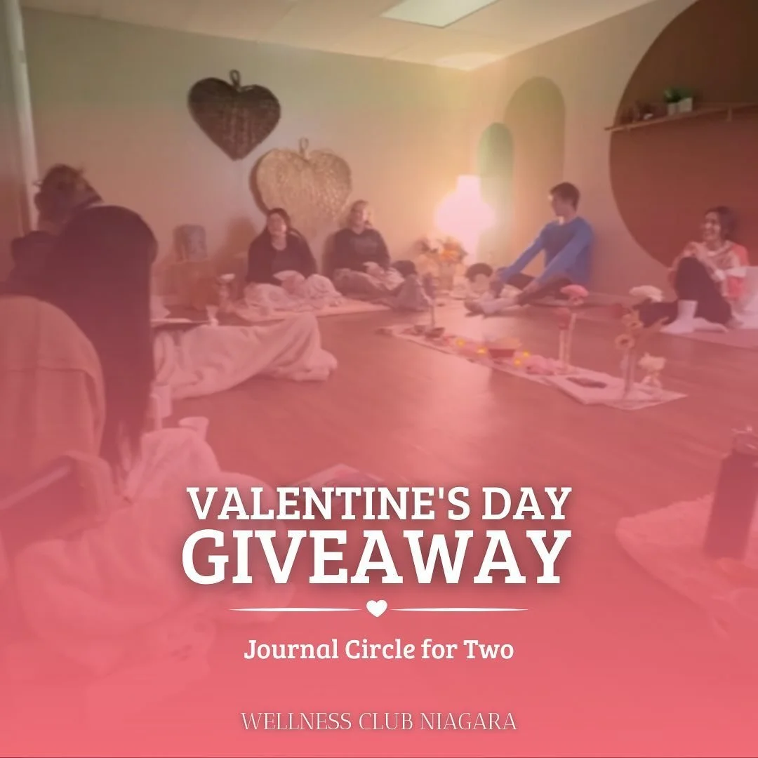**CLOSED** ✨GIVEAWAY ALERT✨

What better way to celebrate love other than diving deep with your bestie or significant other during a Journal Circle 💗for FREE!! 

To enter, follow these three simple steps:
🫶🏼FOLLOW @yetniagara &amp; @wellnessclubni