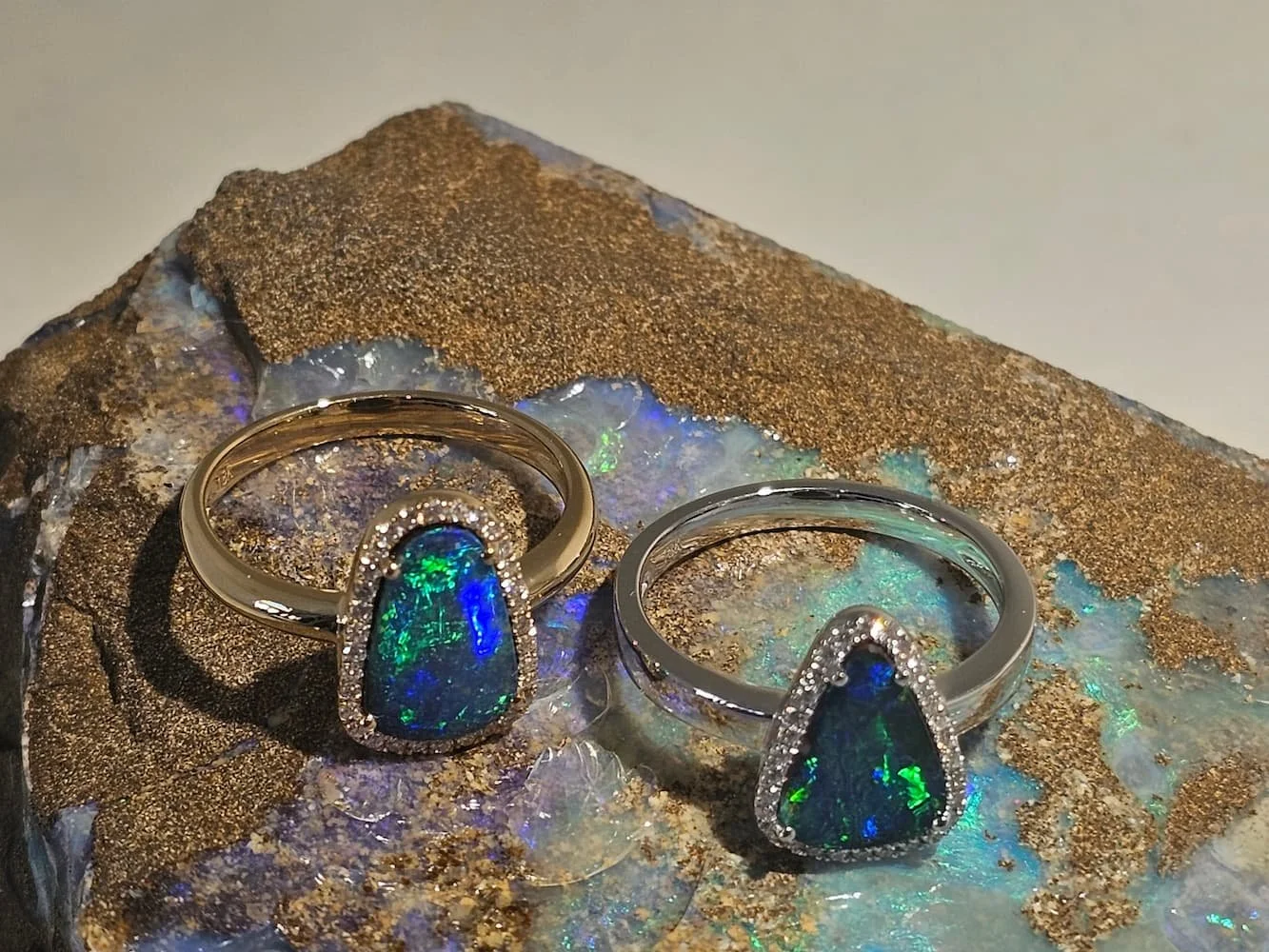 Opal Rings | Gold Opal Rings