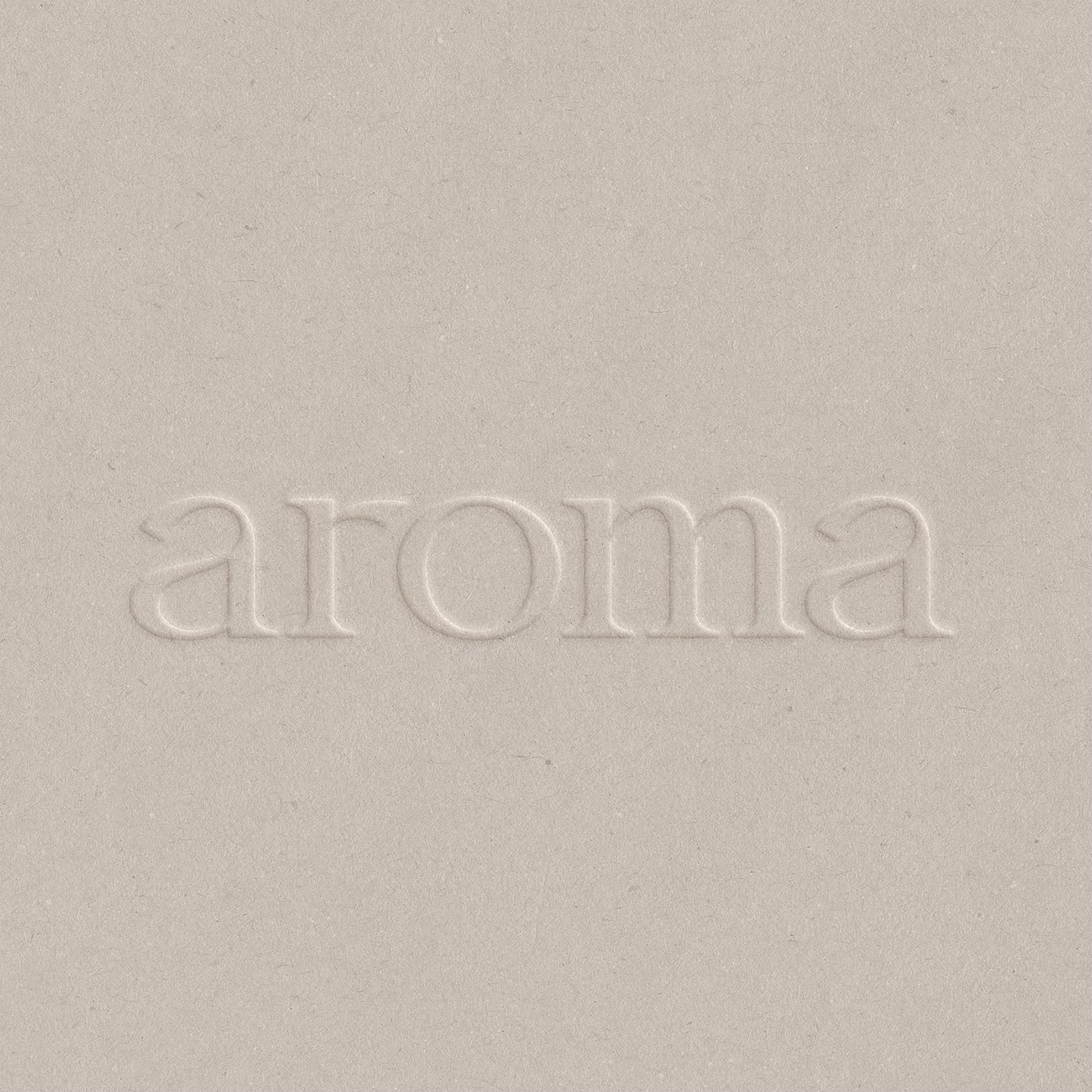 Brand identity for aroma. Organic face oil.