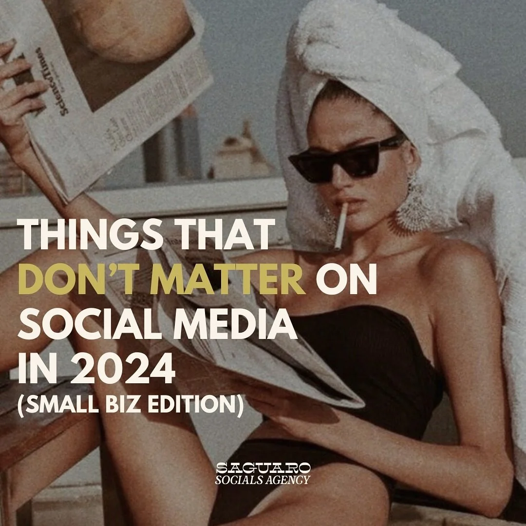 As small business owners, we&rsquo;re constantly bombarded with advice how to succeed on social media like we&rsquo;re influencers. But here&rsquo;s the truth: many of the things we&rsquo;re told to focus on just don&rsquo;t matter anymore especially