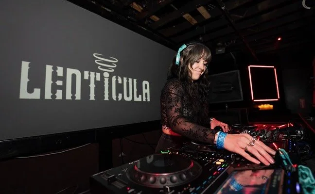 Welcoming baddie @lenticulasound to Kyra Collective!

LENTiCULA is a rising force in the Twin Cities bass scene. Originally from Nebraska, she found her footing behind the decks during the pandemic &mdash; when most were adopting dogs or having babie