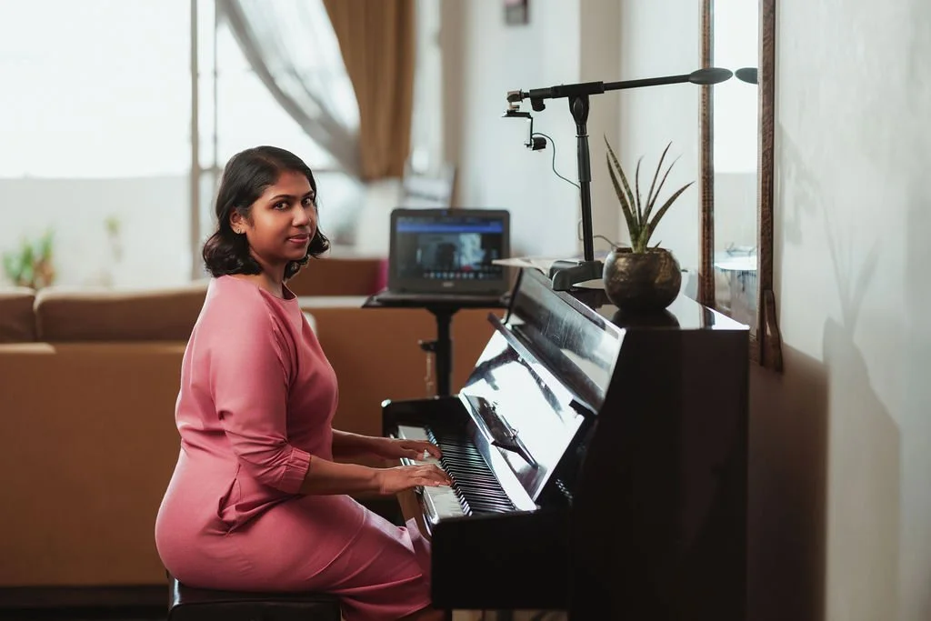 Online music lesson setup worldwide