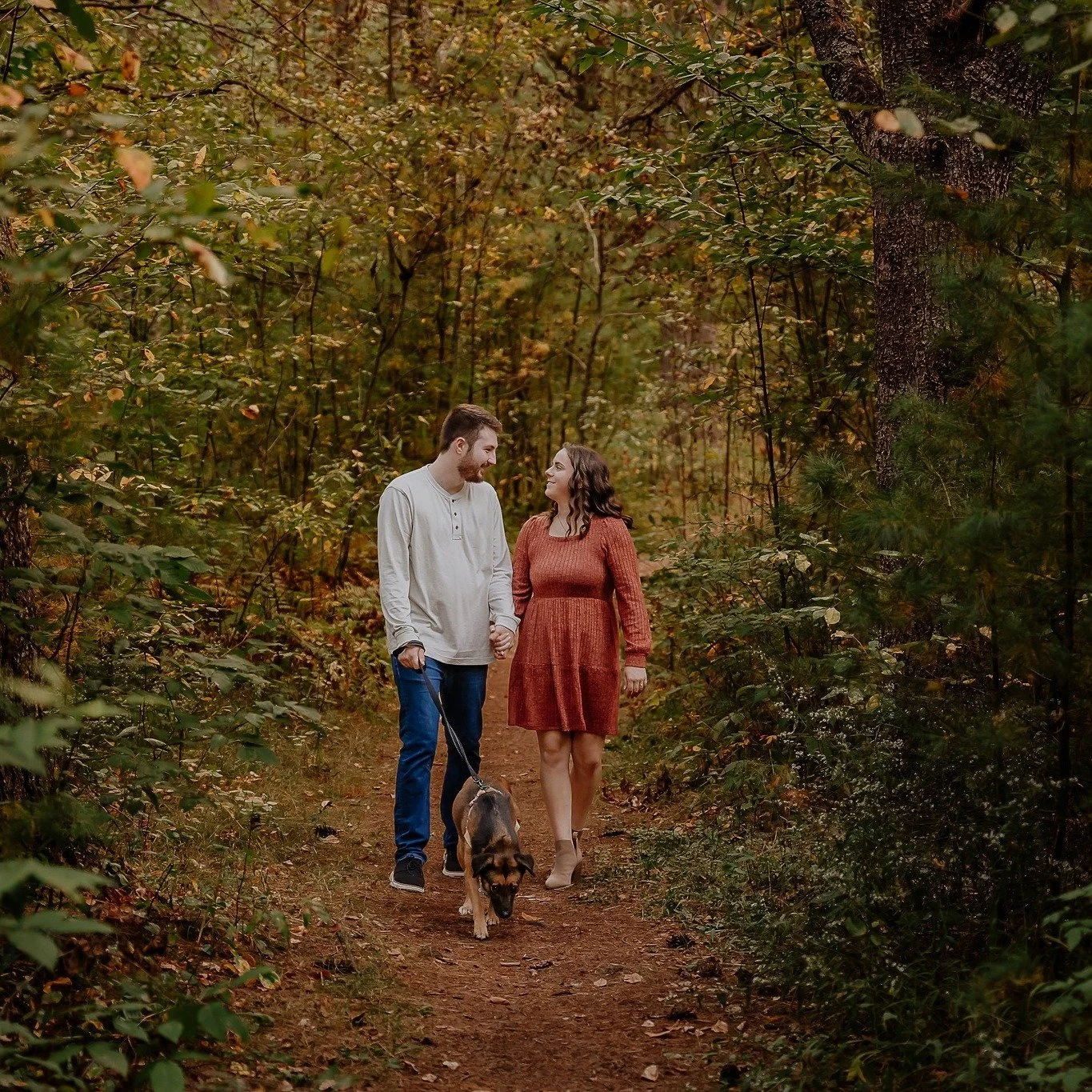 Feels like fall was yesterday and we were doing their engagement photos and, now BAM, it's wedding day and we're heading to watch these two tie the knot and celebrate their love for each other and the life they're building together.