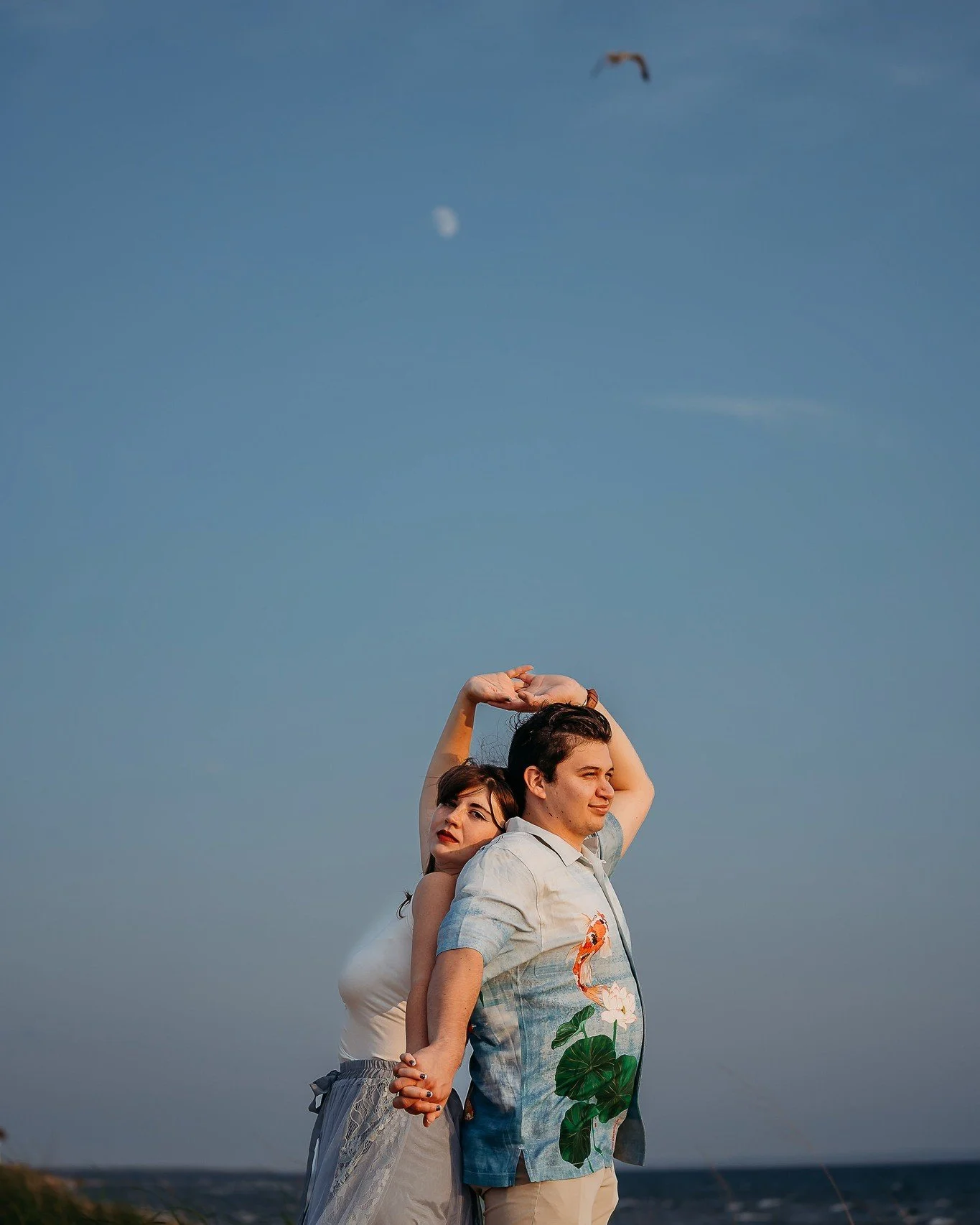 Flashback to this sunny beach day with these two 🩵 Can&rsquo;t believe it&rsquo;s already here! Today they&rsquo;re becoming Mr. &amp; Mrs., surrounded by their favorite people&mdash;and I&rsquo;m so lucky to be part of it.
