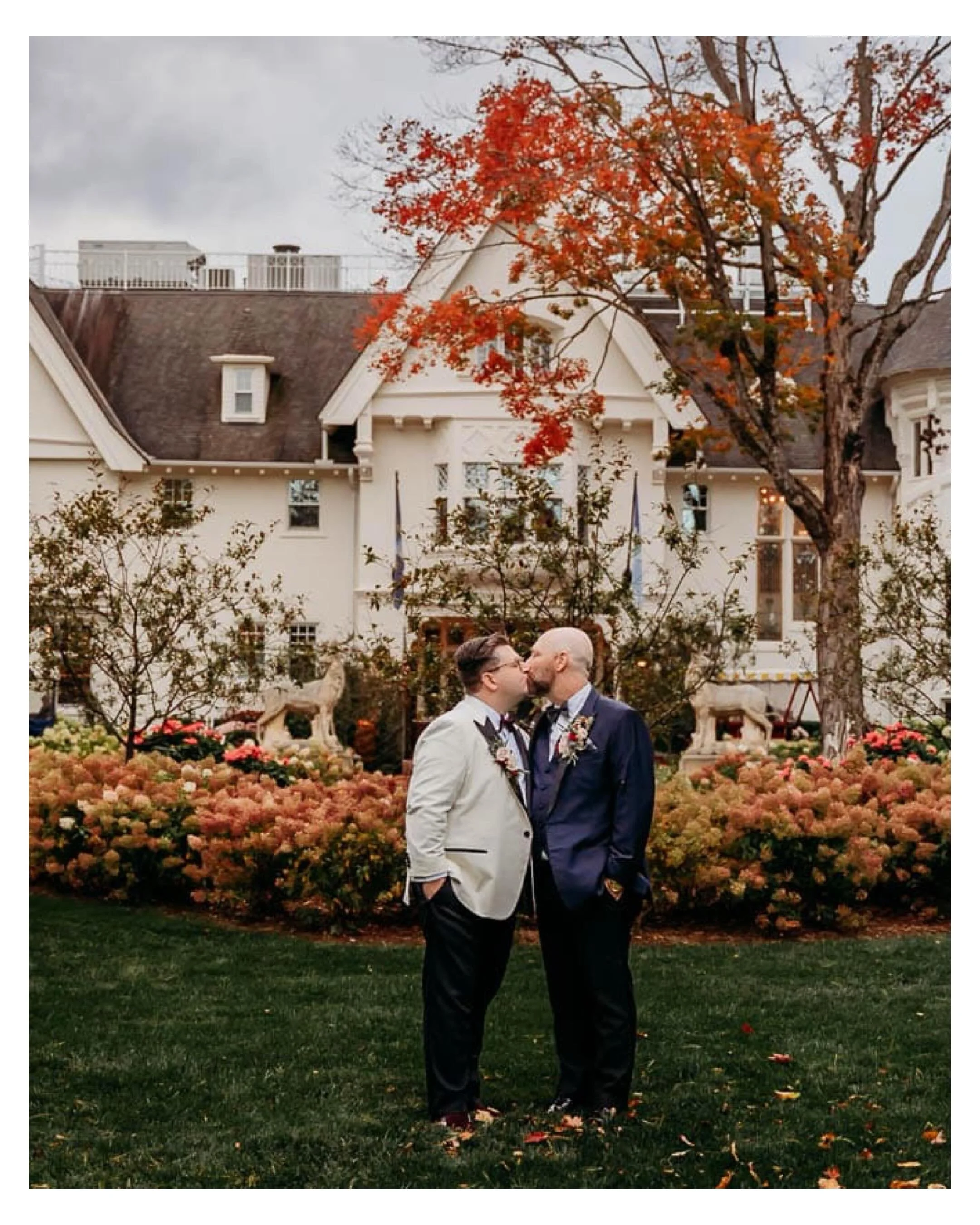 Every intentional detail, tables numbered honoring their married loved ones, all the romantic fall vibes and a dance floor that didn&rsquo;t stop. 
You knew Travis and Chris were special before I even got to Stonecliffe and had already met people gus