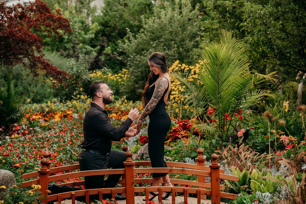 Damian + Sarah | Secret Garden Proposal on Mackinac Island