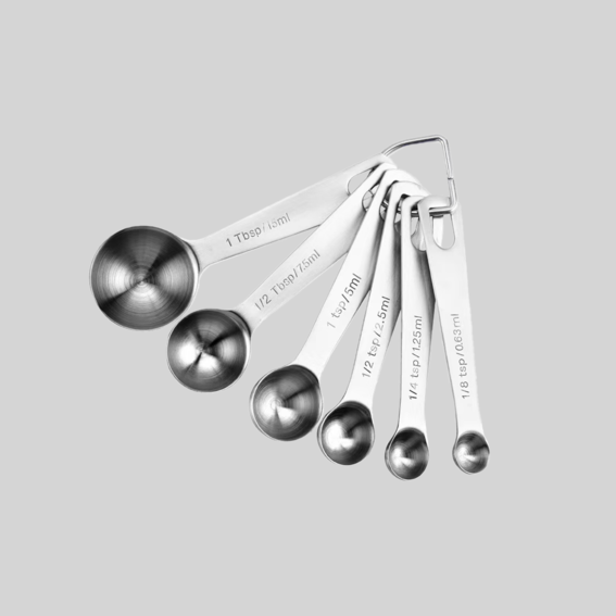 Premium Heavy Duty Stainless Steel Measuring Spoons Cups Set | RATTANVIBE