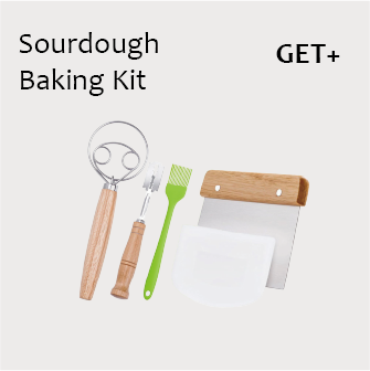 Bread lame whisk scrapers and brush for sourdough baking