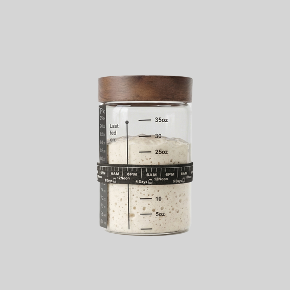 [35OZ] Sourdough Starter Jar Kit | RATTANVIBE