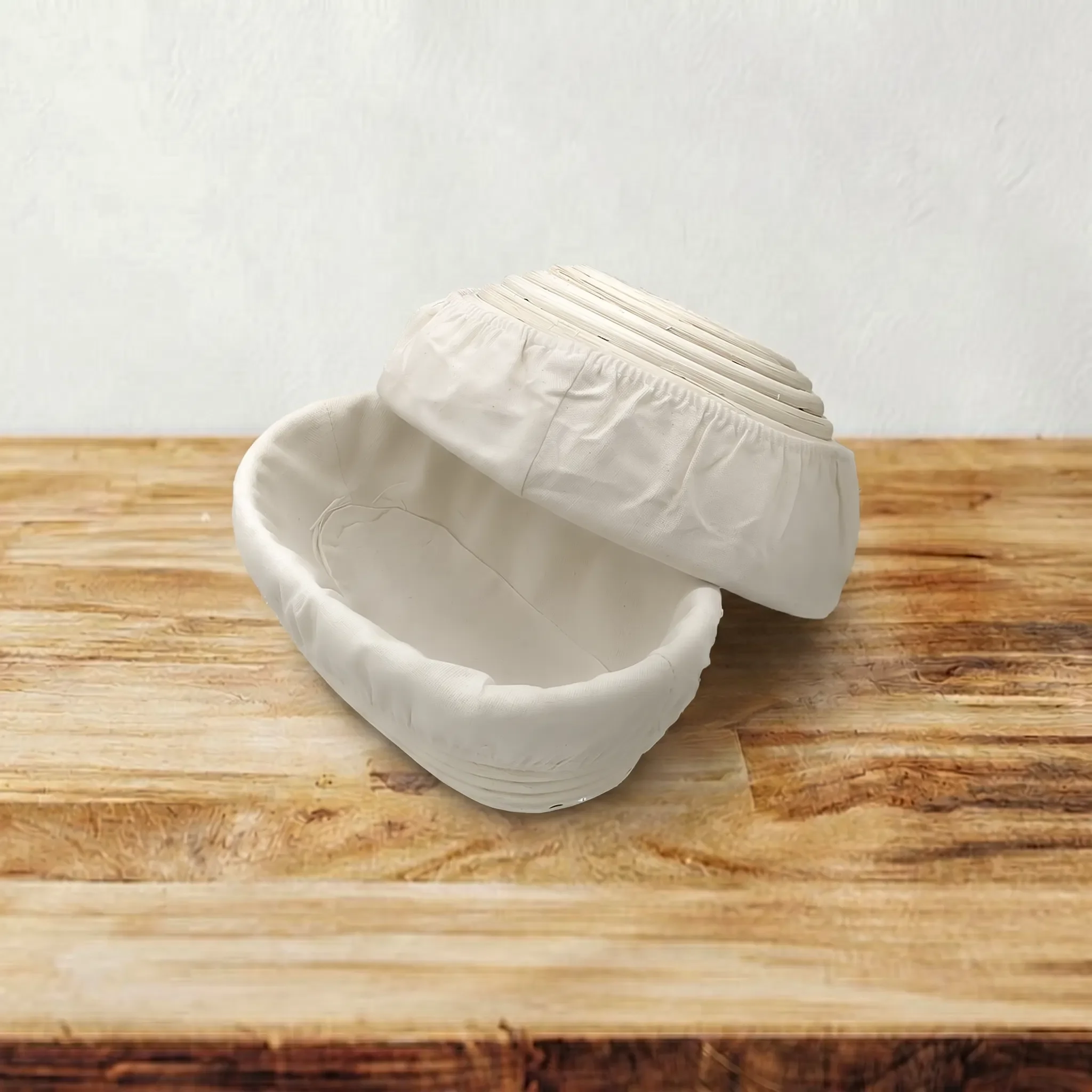 Rattanvibe 8-inch rattan bread proofing basket with liner