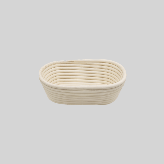 Rattan Oval Bread Proofing Basket with liner, Handwoven | RATTANVIBE