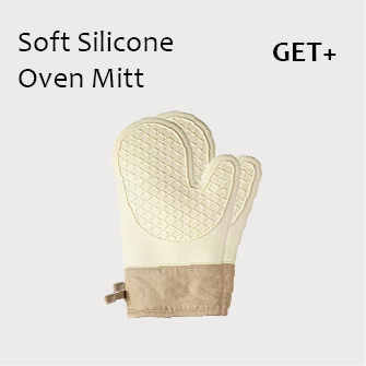 Soft silicone oven mitt for safer sourdough baking and handling