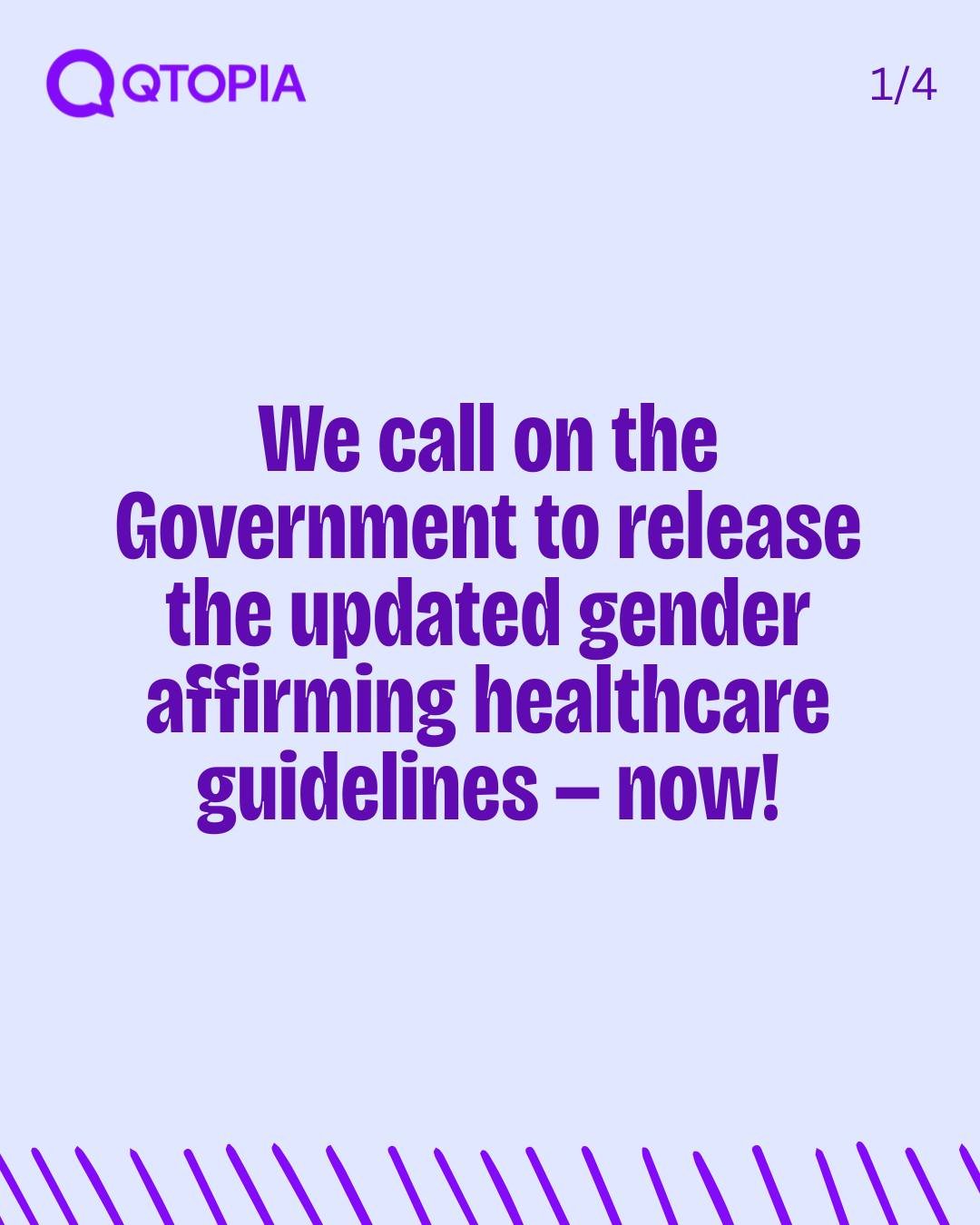 In March 2025, updated gender-affirming care guidelines were due to be published by Health New Zealand. These guidelines were developed by PATHA &mdash; our leading experts &mdash; and passed all quality checks.

Despite this, the Government has bloc