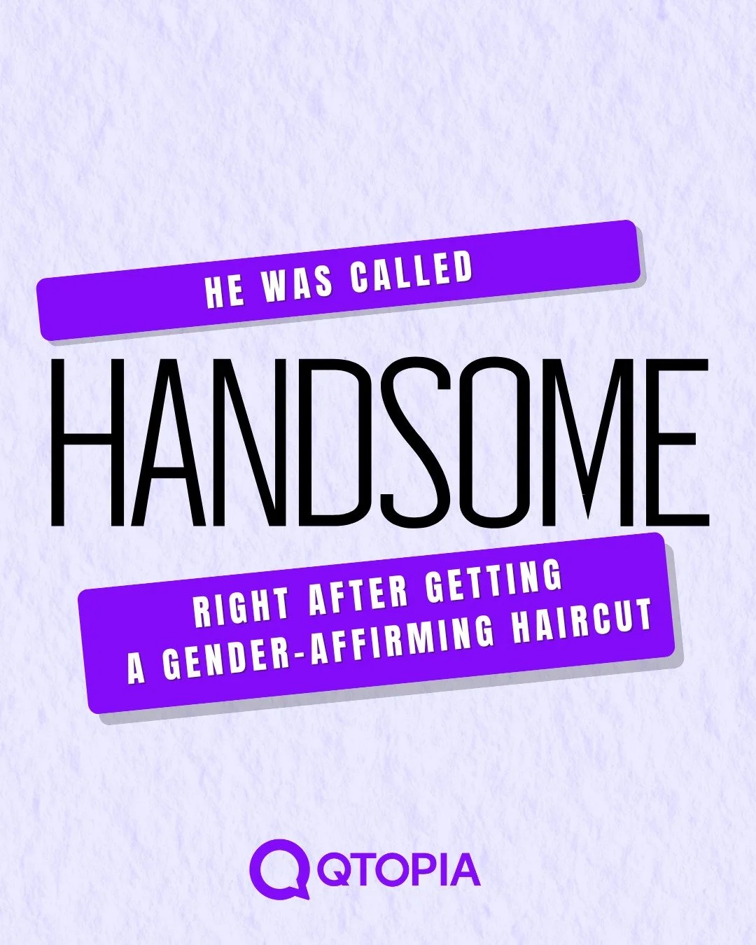 One of the best parts of our job is hearing our clients' wins - they always warm up our hearts 💜

Just imagine getting a gender-affirming haircut and then being called handsome by a customer at work! Isn't that a complete win?🎊😎