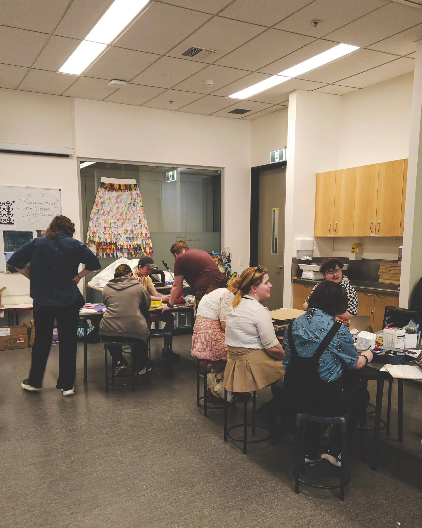 Thank you so much to everyone who came to M.Y.O.M.! We definitely did make a whole lot of Pride and trans merch for the Pride Parade next week organised by @chchpride 🌈

Have a look at some of the pieces made! 💜

From badges and patches to upcyclin