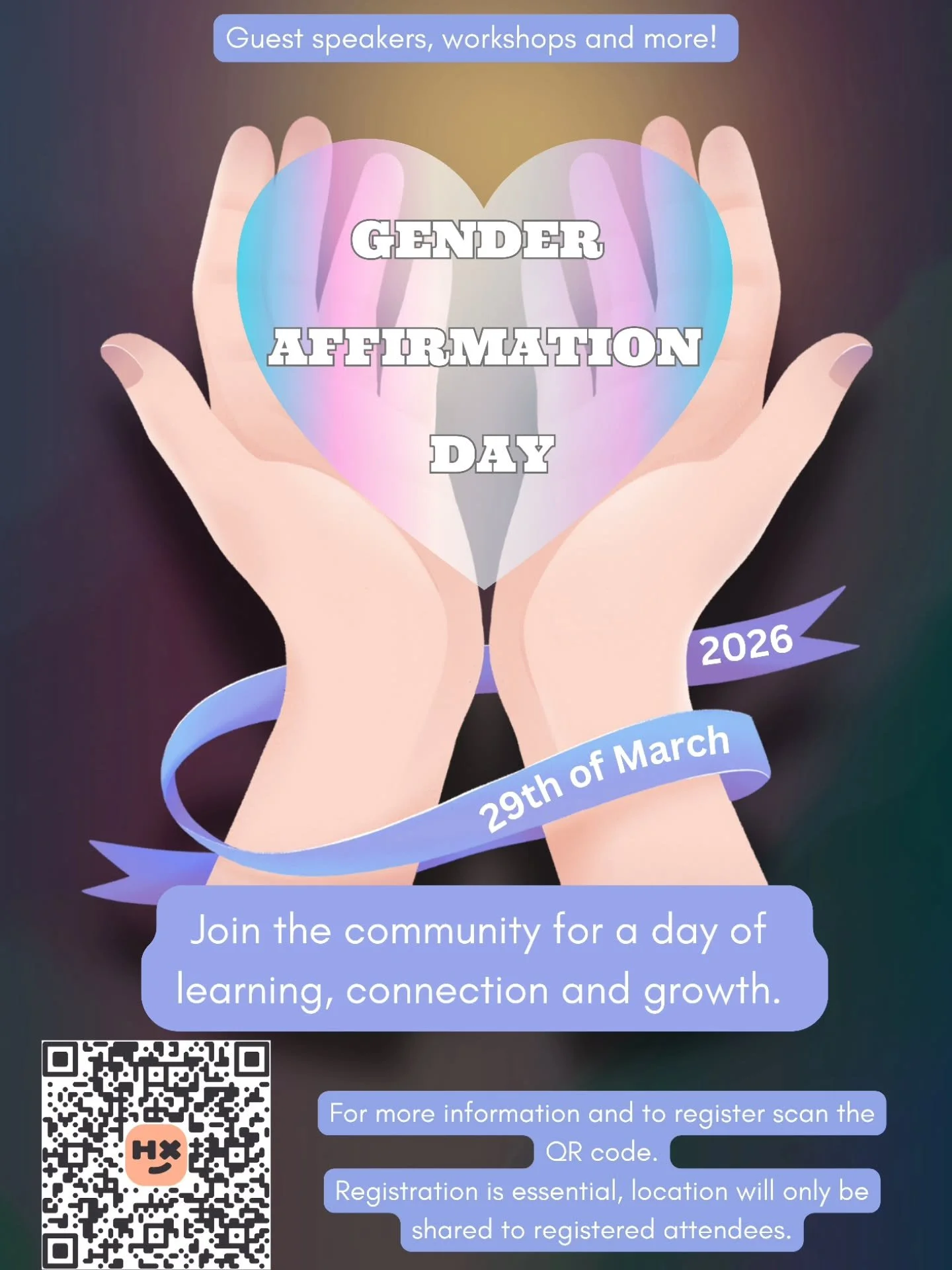 Join us in uplifting the local trans folk this Sunday! 🏳️&zwj;⚧️🏳️&zwj;🌈💜

Learn something new, meet amazing people and support the community. This is a space to come together, share and establish new connections, whether that's with peers or sup
