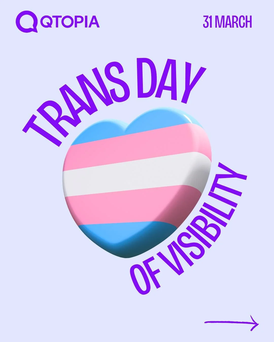 🏳️&zwj;⚧️💜Happy International Transgender Day of Visibility! 💜🏳️&zwj;⚧️

Today is about more than just being seen - it's about the right to exist authentically and safely. We know the current headlines from multiple countries and the world of spo