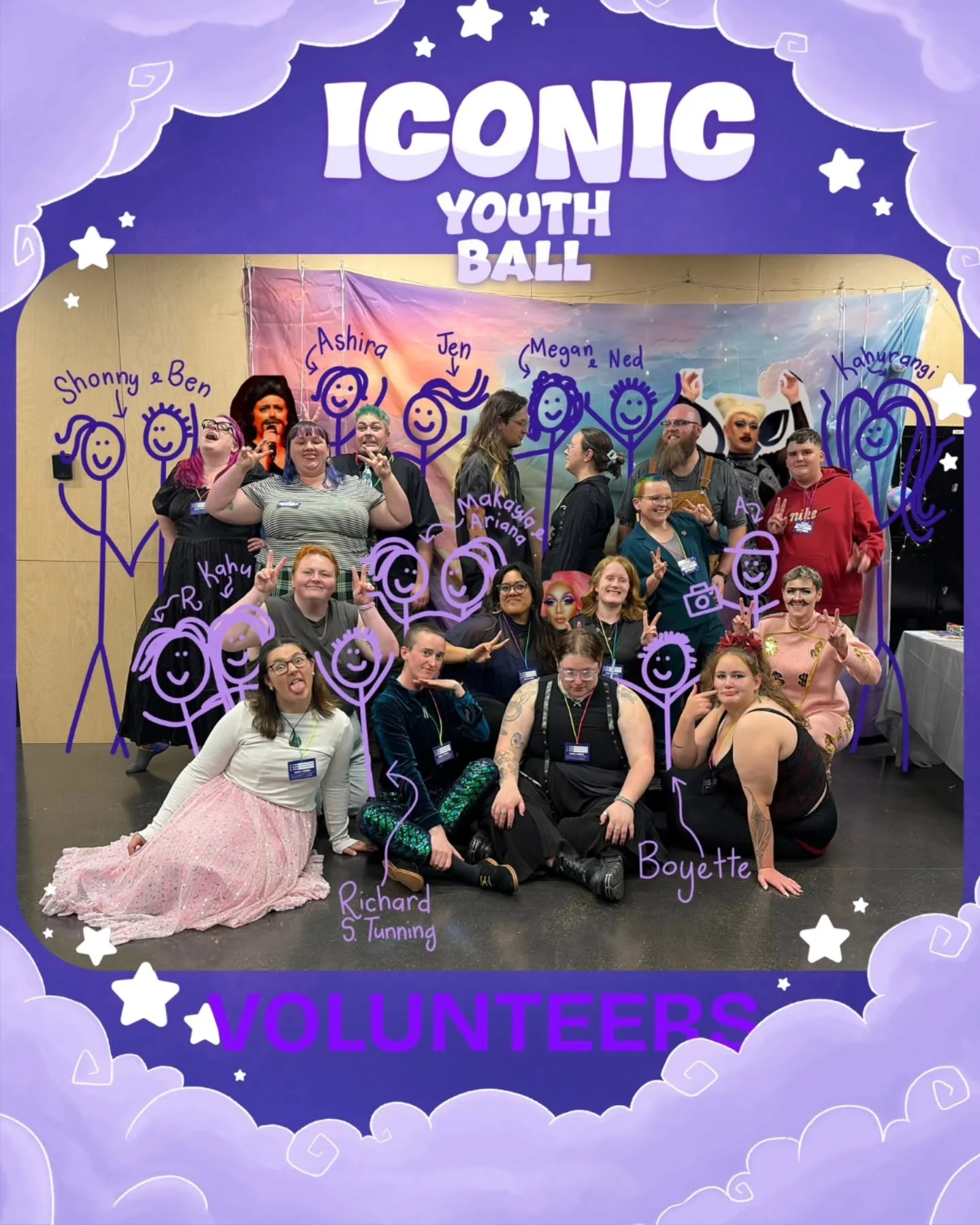 We know we are all so excited to see the photos from Iconic but they are going to take a while to process! 📸

In the meantime, here's a photo of some of our incredible Iconic volunteers! Turns out getting them all to the same place at the same time 
