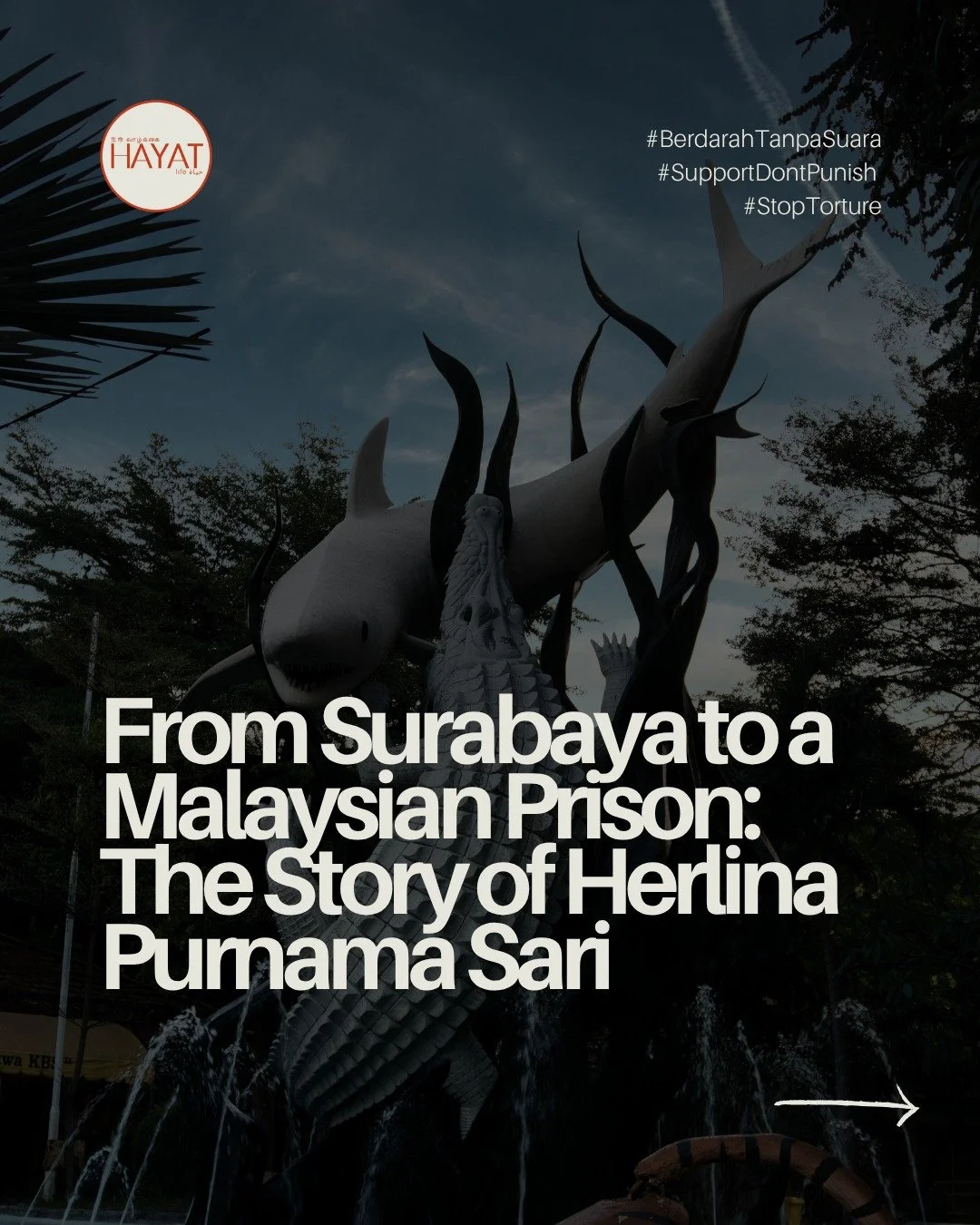 In conjunction with #SupportDontPunish and the International Day in Support of Victims of Torture today, we are sharing the stories of 3 women caught at the intersection of #drug couriering and human #trafficking.

Part 1: Herlina Purnama Sari
A moth