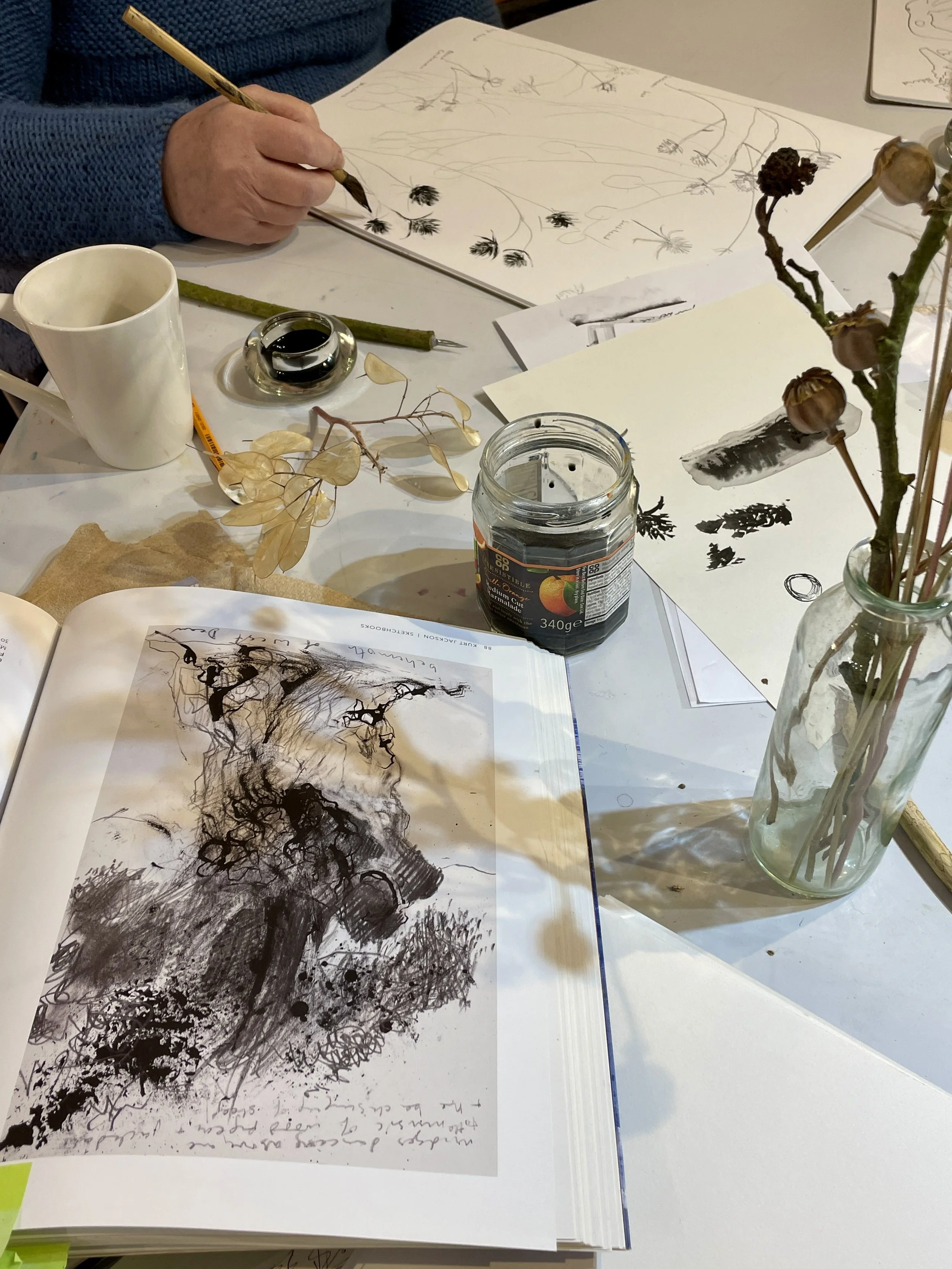  Artful Drawing club activities are inspired by nature, follow the seasons and explore playful drawing techniques. 