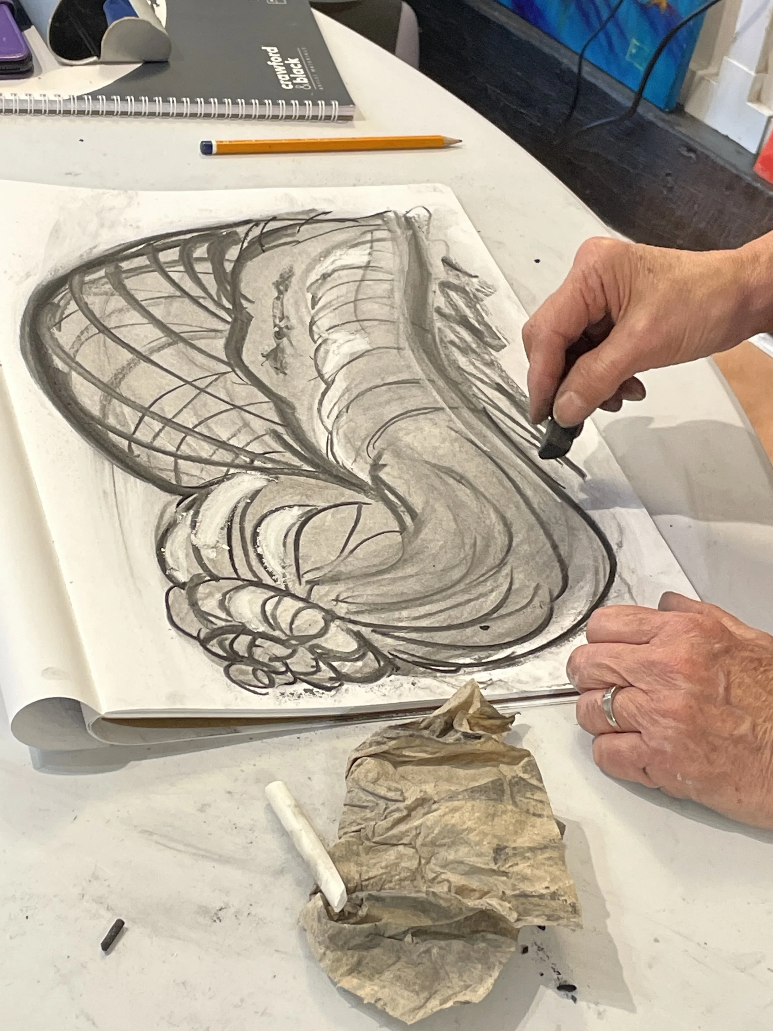  Artful Drawing club activities are inspired by nature, follow the seasons and explore playful drawing techniques. 