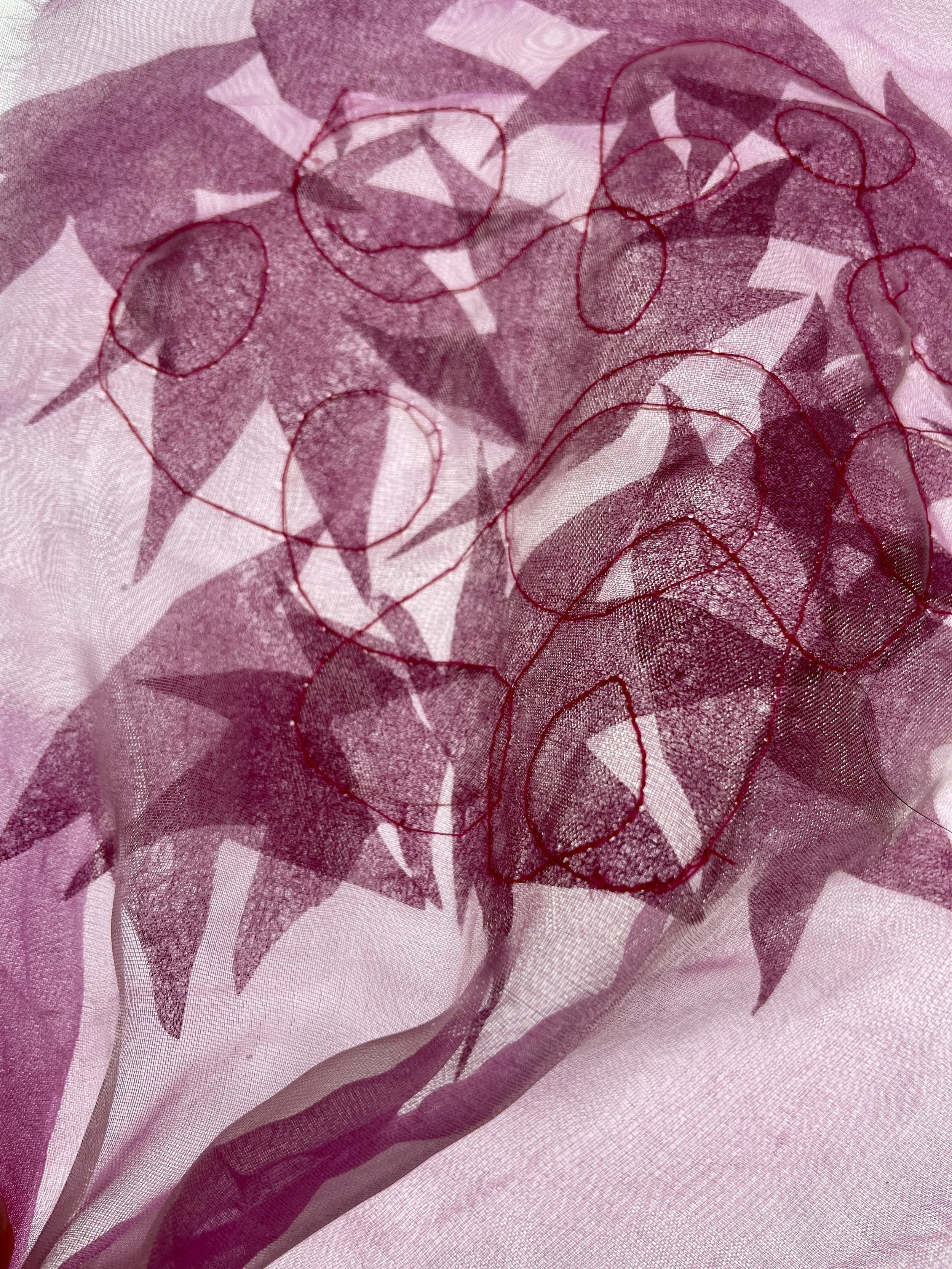 Layered transparent textiles