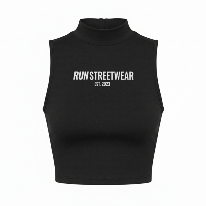 BLUSA TOP NEGRO SIN MANGAS