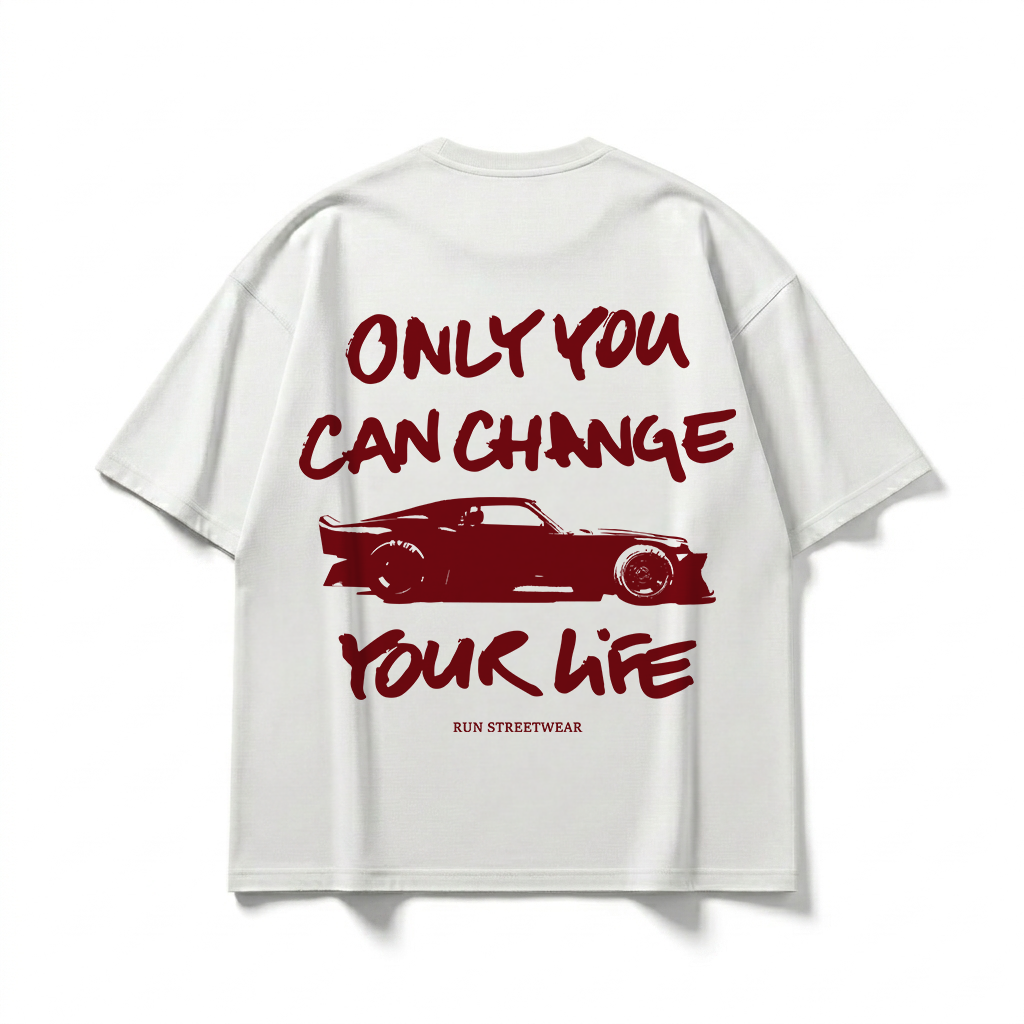 PLAYERA COLOR BLANCO OVERSIZE