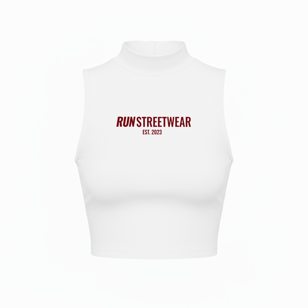 BLUSA TOP BLANCO SIN MANGAS