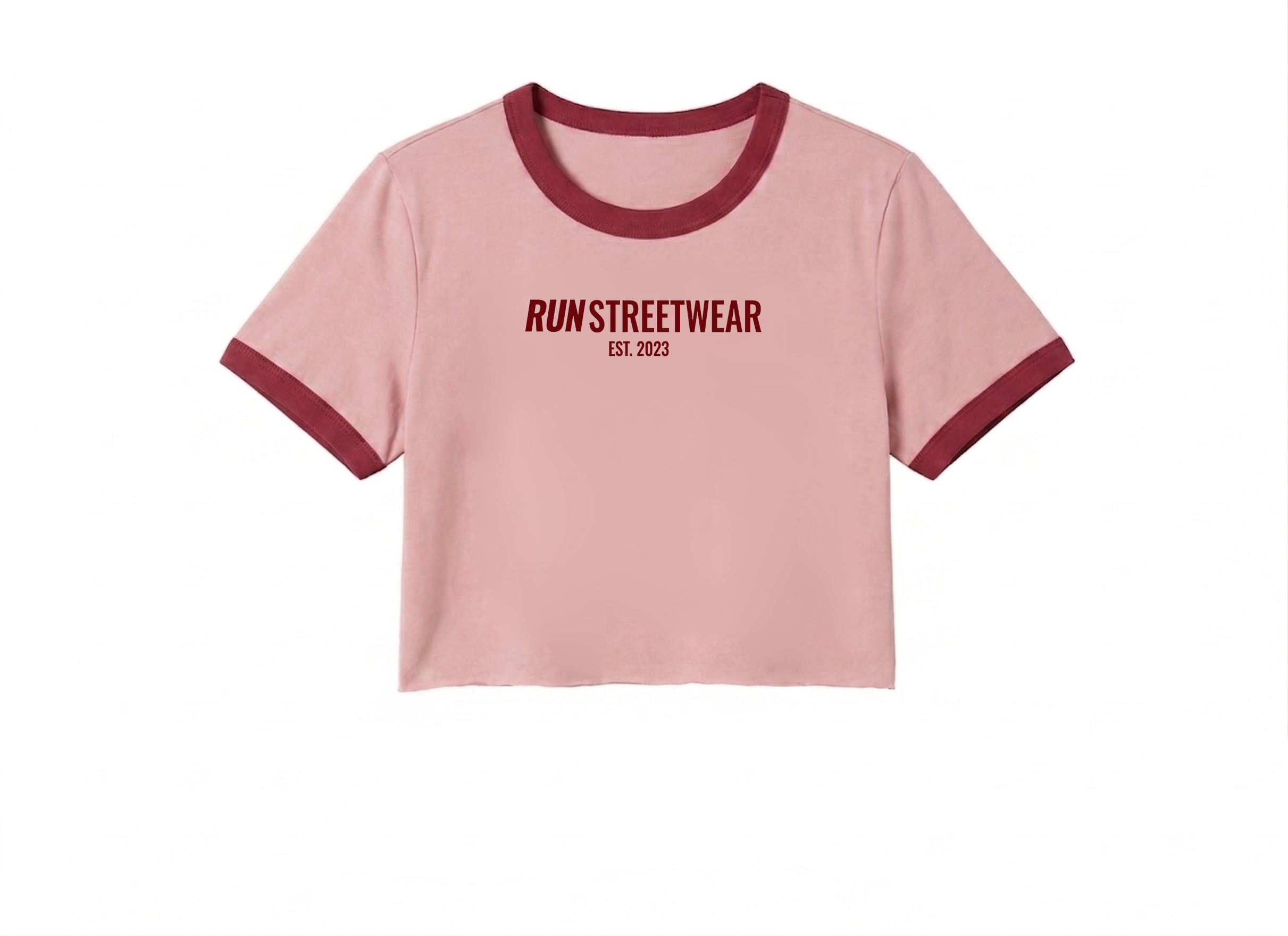 CLUSA CROP TOP ROSA Y ROJO