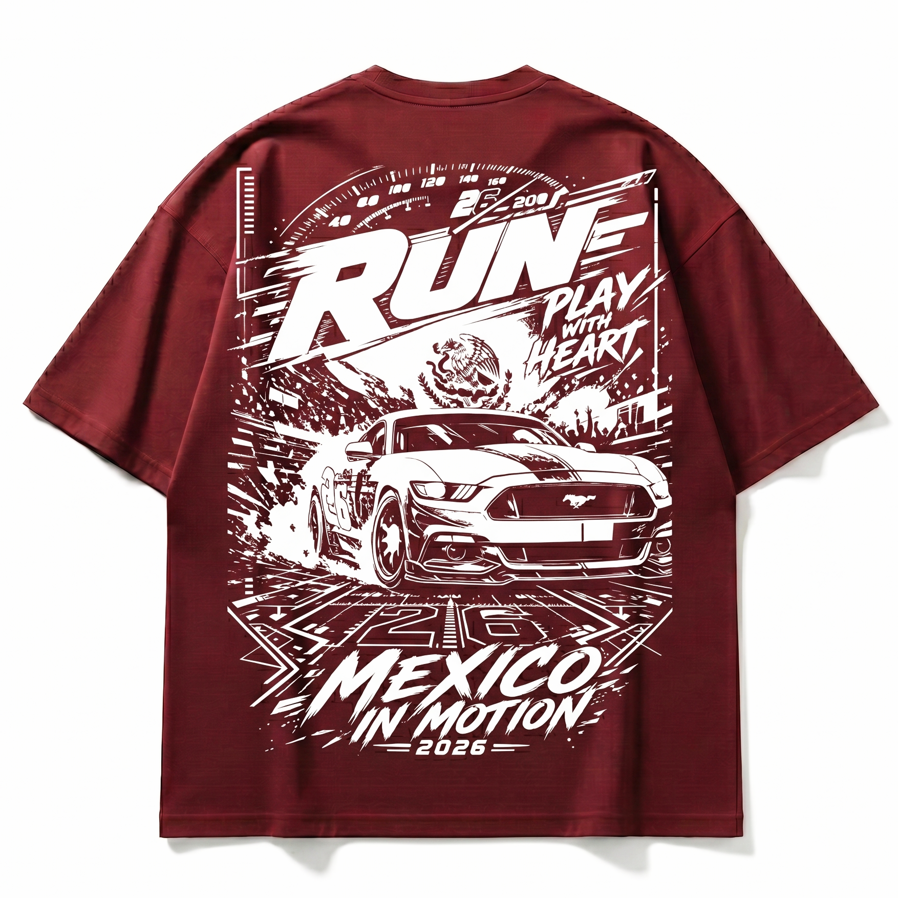 PLAYERA ROJO MEXICO
