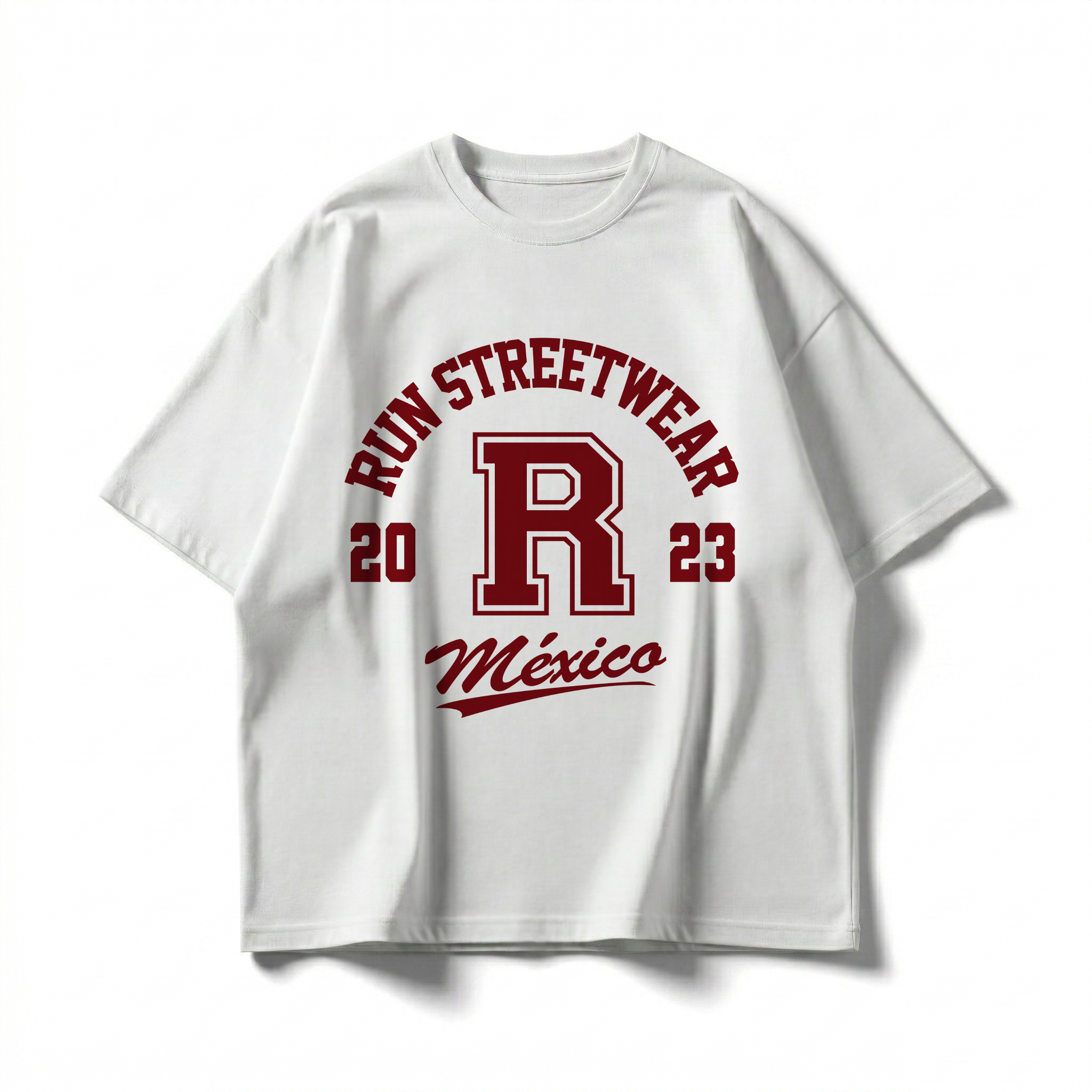 PLAYERA COLOR BLANCO OVERSIZE