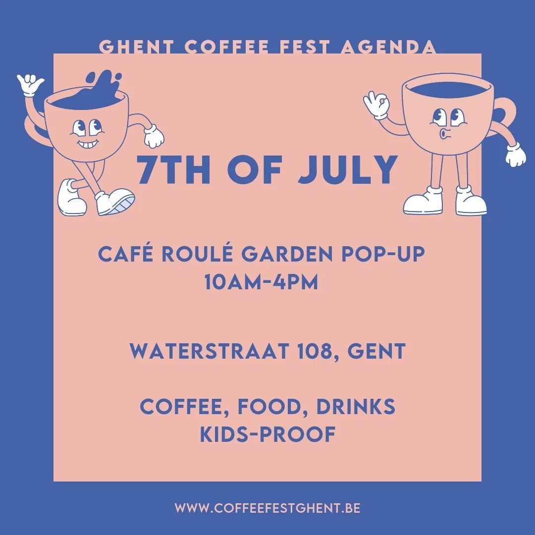 GHENT COFFEE FEST AGENDA - 7TH OF JULY

THE SUN'S FINALLY OUT AND WHAT'S A BETTER WAY TO CELEBRATE THAN TO SIP DRINKS IN A GARDEN SUMMER CAF&Eacute;? 

#gardencaf&eacute; #Ghentcoffeefest
