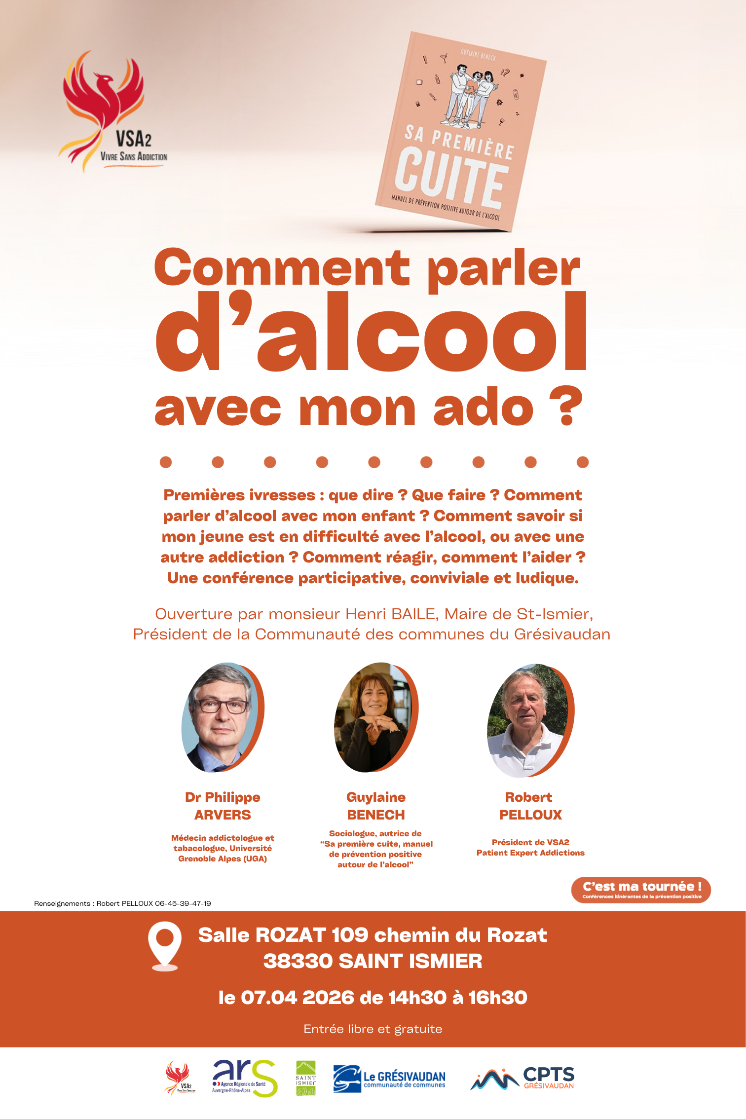 Conférence "Comment parler d'alcool avec mon ado ?"