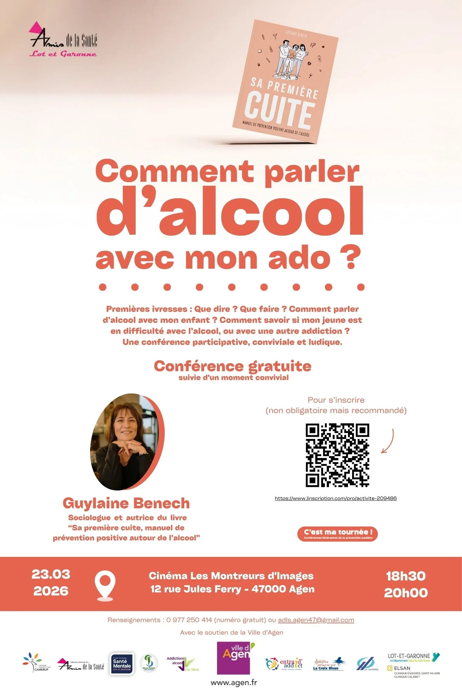 Conférence “Comment parler d’alcool avec mon ado ?”