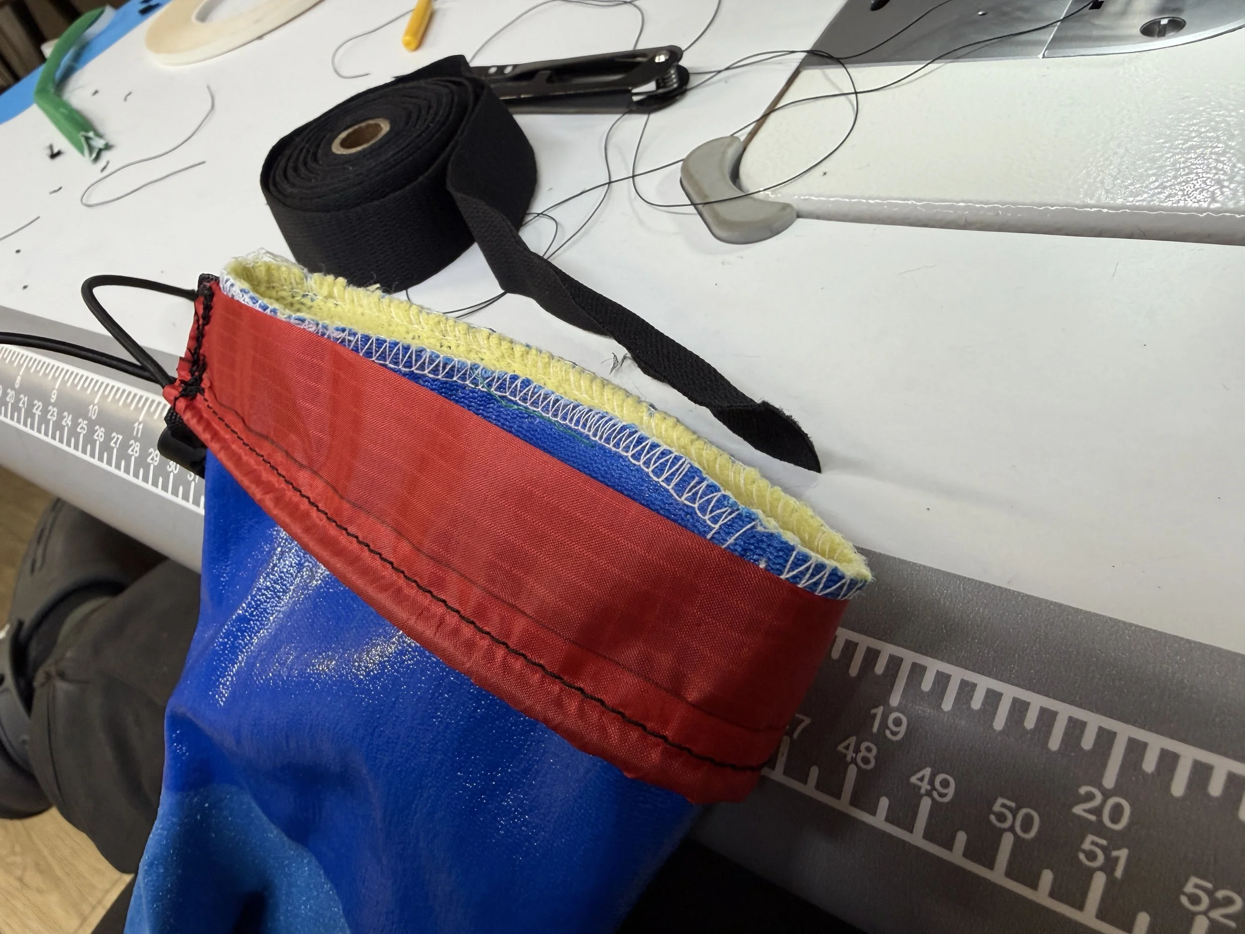 Try not to damage these key stitches from factory. 