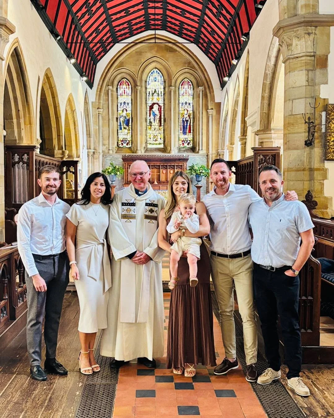BAPTISM

Congratulations to Albie and his family on the happy occasion of his baptism today.