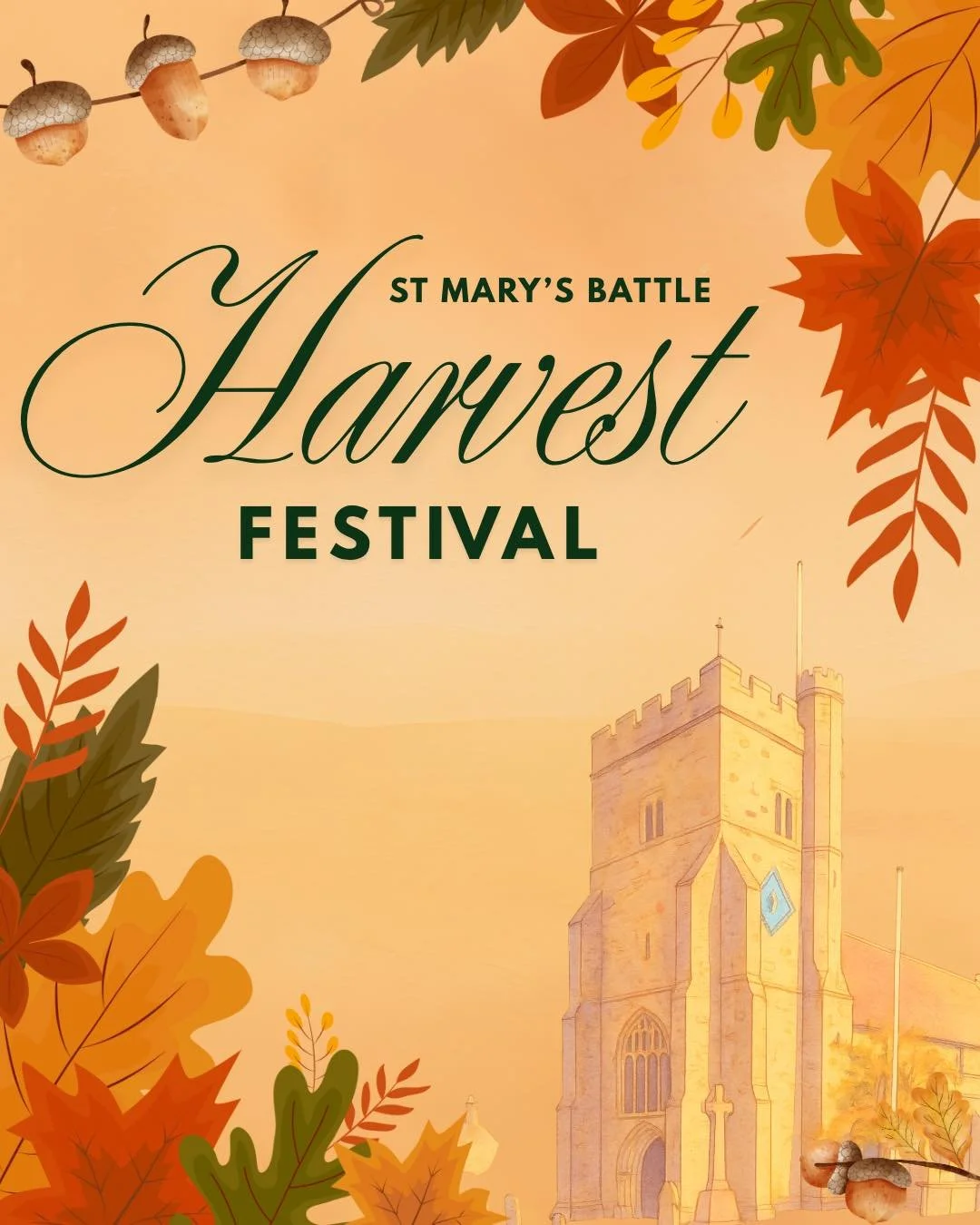 HARVEST FESTIVAL
Sunday 5th October
9.30am &amp; 11.15am

Come and join us at either of our services in the morning and bring a donation for the Foodbank. Details of food &amp; other items needed can be found here:
@bexhillfoodbank 

We look forward 