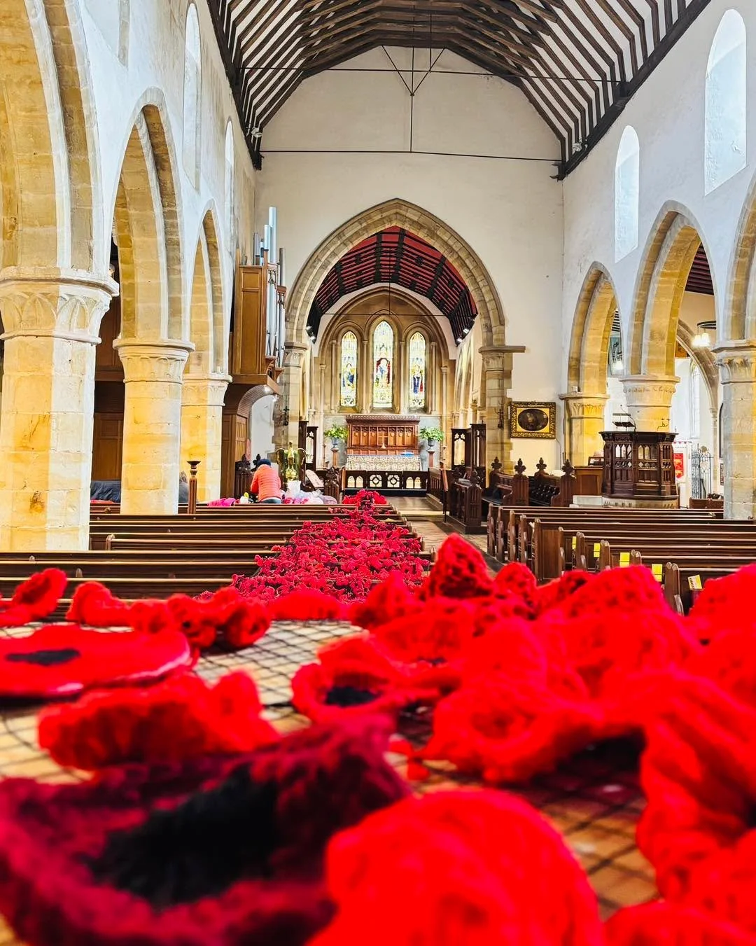 POPPIES
The church will only be open on Tuesday between 2 & 5pm due to the poppies being laid out. If anyone wants to help with tying poppies to the chapel gate, you are welcome to join us. 
We have a poppy workshop on Wednesday between 12 &