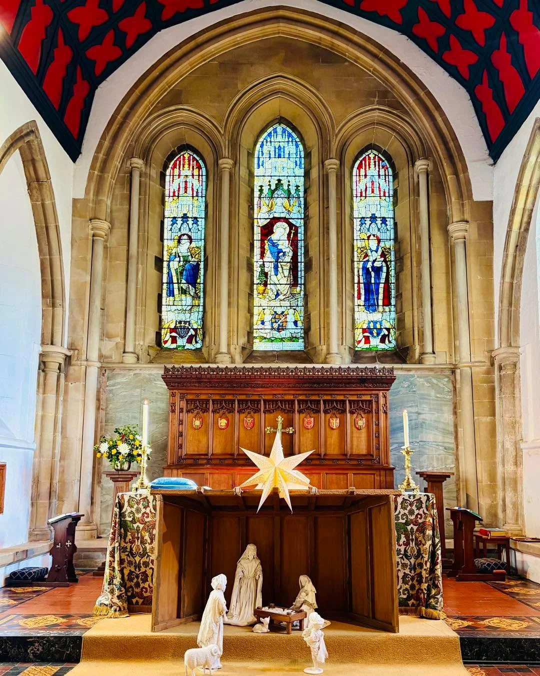 For to us a child is born,
 to us a son is given,
 and the government will be on his shoulders.
And he will be called
  Wonderful Counselor, Mighty God,
 Everlasting Father, Prince of Peace.
Isaiah 9:6

A very happy Christmas to you from us all at St