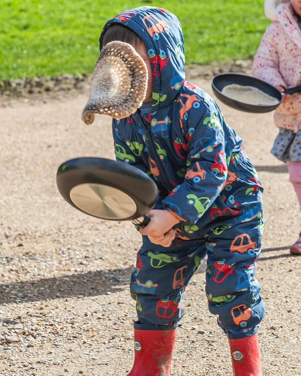 SHROVE TUESDAY

(Pancake Day) is the last day before Lent, a period of fasting in the Christian calendar. Pancakes are historically a way to use up dairy and fat (eggs, milk, sugar) before the fasting period.

The origins of pancake races are said to