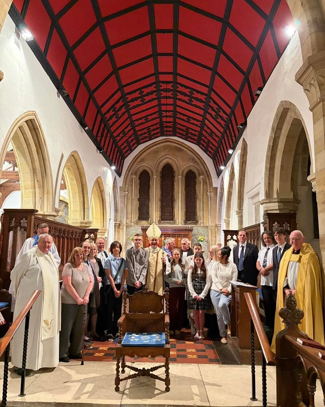 CONFIRMATION

A wonderful service conducted by the Bishop of Lewes for the Battle and Bexhill Deanery yesterday evening. May God bless all the candidates. 

John 10:10
&lsquo;I have come that they may have life, and have it to the full.&rsquo;

@dioc