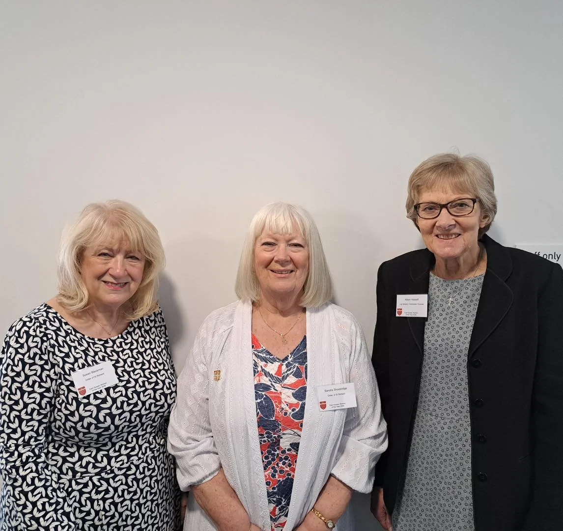 EAST SUSSEX WOMEN OF THE YEAR LUNCH

We are very proud of Sue (left) and Alison (right) from St Mary&rsquo;s, and Sandra (centre) from Catsfield and Crowhurst churches who were guests at the lunch held at the American Express Stadium in Brighton last