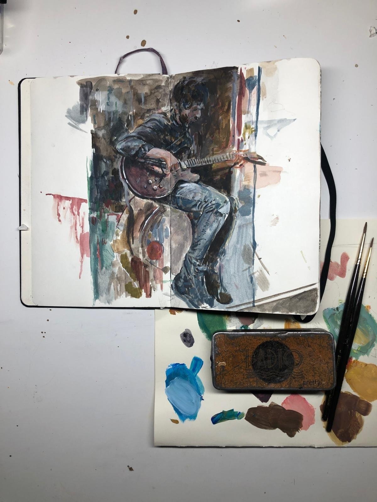  REIGNWOLF Aquarel on paper, 2023 